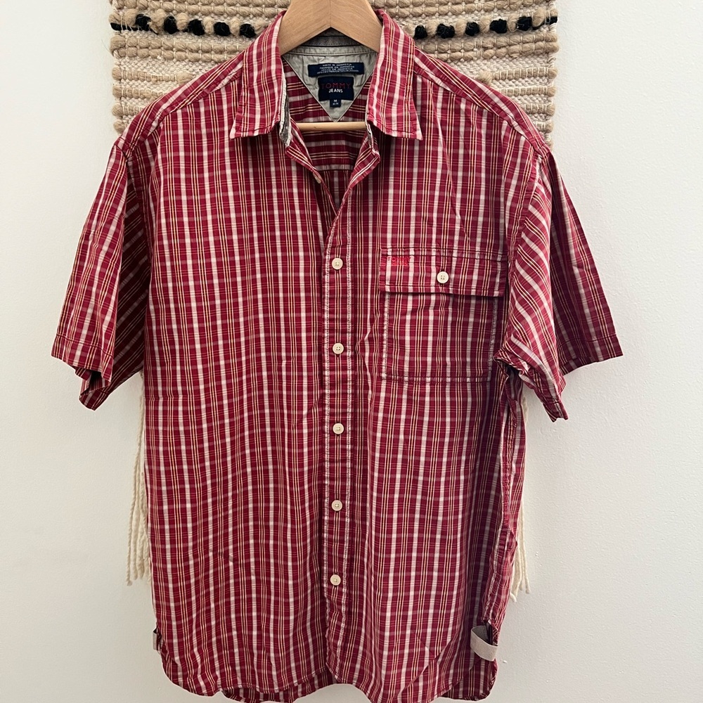 Tommy Hilfiger Button Down Shirt Sz Medium
